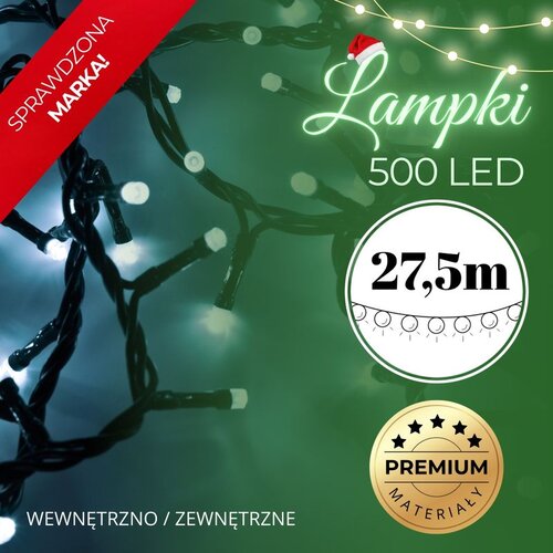  Božićne LED lampice s efektom treperenja 500 LED hladno bijela Cene