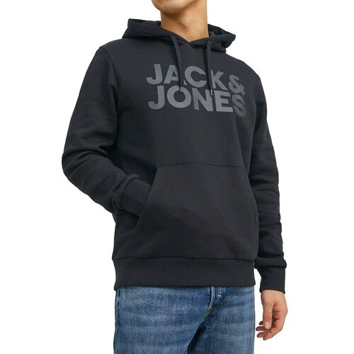 JACK&JONES mu&scaron;ka dukserica s kapuljačom Corp Logo (crna) Cijene