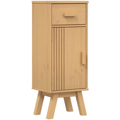VidaXL Kabinet za shranjevanje v kopalnici 35x30x90 cm iz trdnega borovega lesa, (22067650) Slike