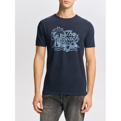 Reserved MEN`S T-SHIRT - mornarsko plava Cijene
