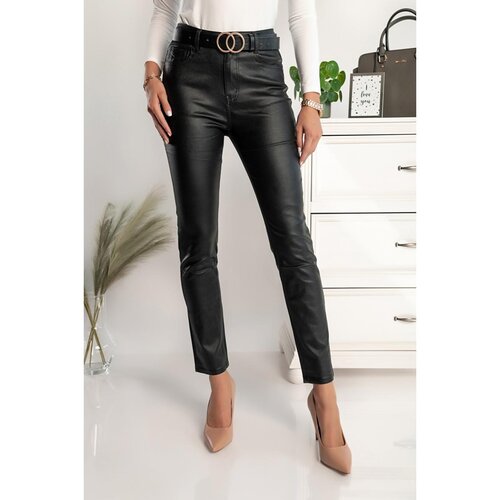 Fenzy Uske Hlače Od Umjetne Kože Roda, Crne Cijene