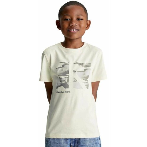 Calvin Klein bež majica za dečake CKIB0IB02026-YAN Slike