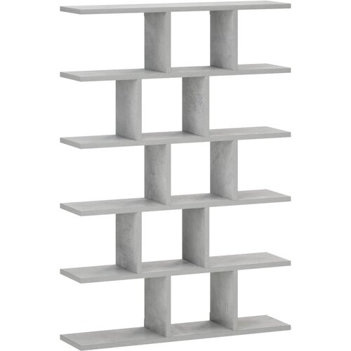  Zidna polica Betonska siva 70 x 17 x 101 cm Prerađeno drvo Slike