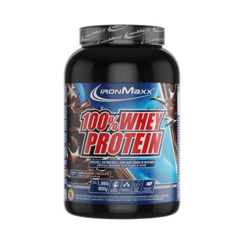 IRONMAXX 100% Whey Protein - Ekvador tamna čokolada Slike