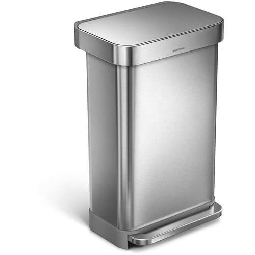 simplehuman Koš za smeti iz nerjavečega jekla s pedalom 45 l - simplehuman Cene