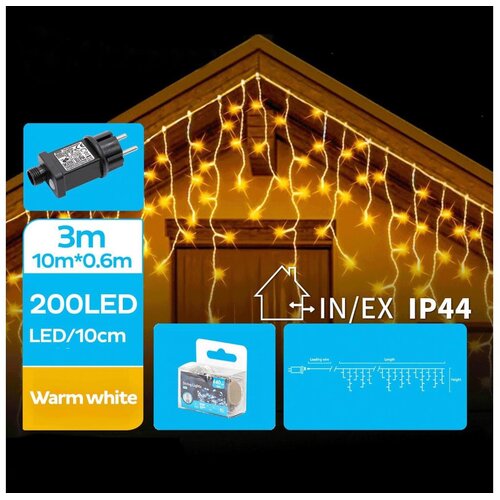  Brilagi - LED spoljašnji lanac 200xLED/8 funkcija 13x0,6m IP44 topla bela Cene