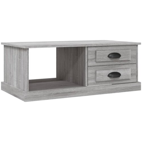 vidaXL Klubska mizica siva sonoma 90x50x35 cm inženirski les, (20714425) Cene