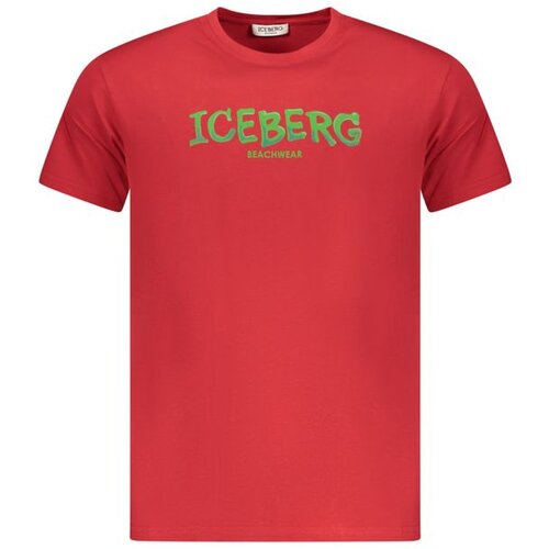Iceberg Mu&amp;scaron;ka majica kratkih rukava s logotipom, crvena Slike