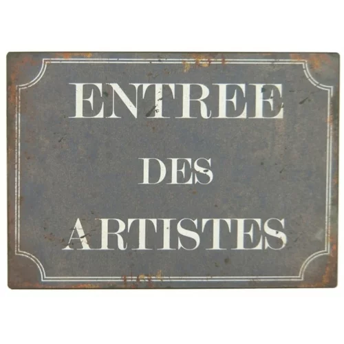 Antic Line Metalni znak Entree Des Artistes