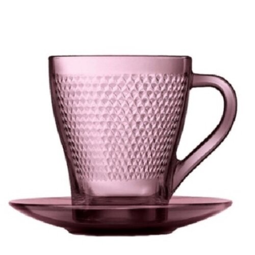 Luminarc set &amp;scaron;oljica za kafu 6/1 265ML idylle lila Slike