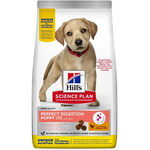 Hill’s Science Plan Large Puppy Perfect Digestion - Varčno pakiranje: 2 x 14,5 kg