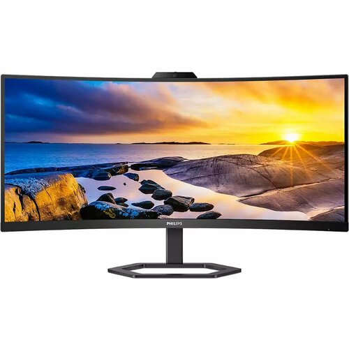 Philips Monitor LED 34E1C5600HE/00 Collaboration 34&amp;quot; 3440 x 1440 @ 100 Hz* 21:9 1ms MPRT 300 cd/m&amp;sup2; 3000:1 HDMI 2.0 x 1, Disp Slike