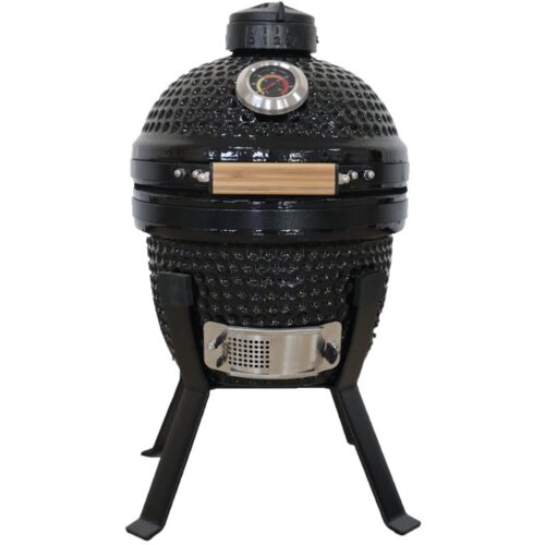 Kamado BONO Kamado Bono Picnic Ceramic Grill 13&Prime; Kamado barbecue /grill Cart Charcoal (fuel) Black Cijene