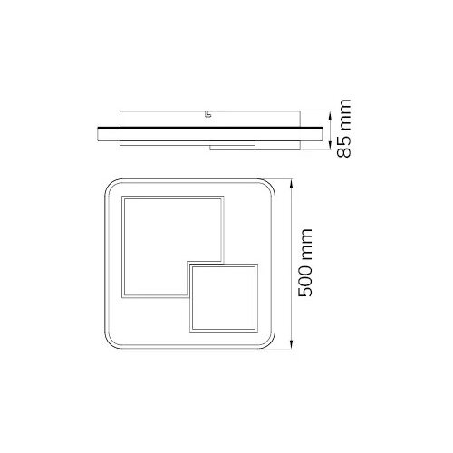Wofi 11610 - LED prigu&amp;scaron;iva plafonska svetiljka FELA LED/40,5W/230V 3000K Slike