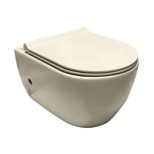 Turkuaz WC &amp;scaron;koljka City Rimless 019108-D-97 cappucino mat Slike