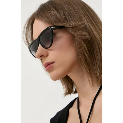 Tom Ford Sončna očala ženski, črna barva