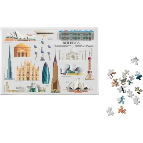 Puzzle Puzzle (broj komada 1000 kom) Iconic Buildings – Cijene