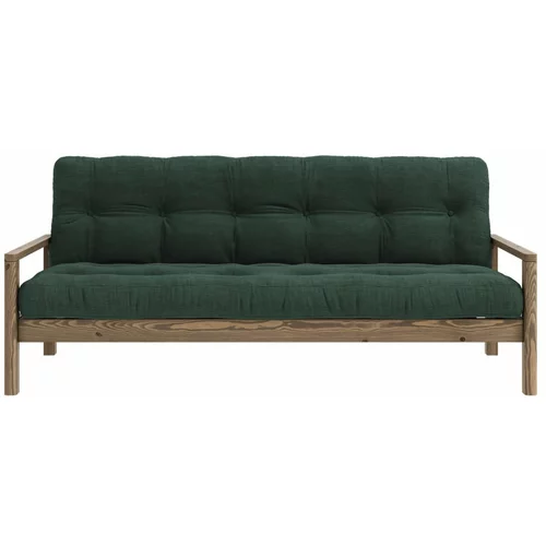 Karup Design Tamno zelena sklopiva sofa 205 cm Knob –
