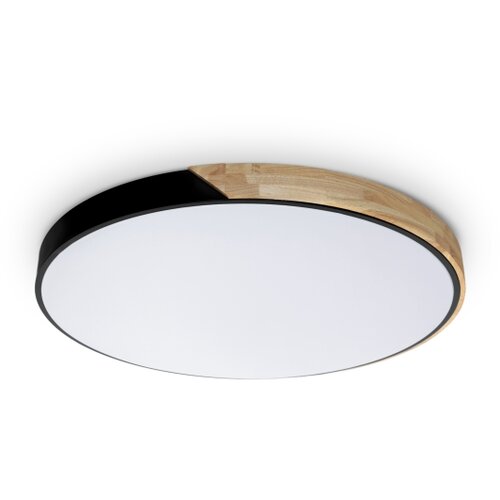 Brilagi - LED prigu&amp;scaron;iva svetiljka PILANA LED/72W/230V hrast/crna prečnik 80 cm + daljinski upravljač Slike