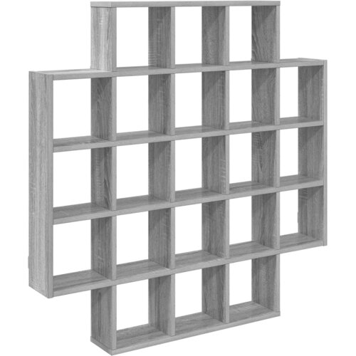 vidaXL Zidna polica Siva Sonoma 100 x 13 x 100 cm Konstruirano drvo - Siva Sonoma Cene