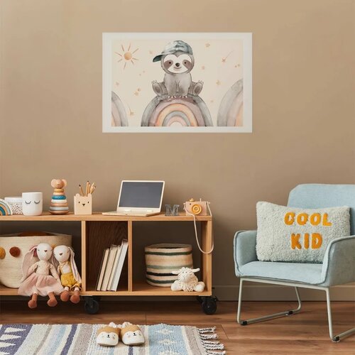  Plakat - Little Animal Among Stars and Rainbows 90x60 Bez okvira s margom Slike