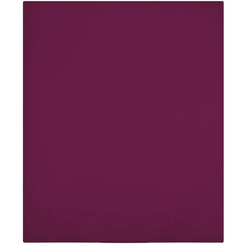 vidaXL Plahta s gumicom od žerseja bordo 90x200 cm pamučna Cijene