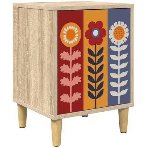  Noćni ormar ESSEN Hrast sonoma 36 x 33 x 50 cm Slike