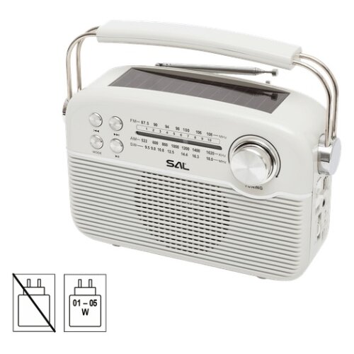 Radio PRIJEMNIK RPR 9 SALL SA SOLARNIM NAPAJANJEM FM-AM-SW Cijene