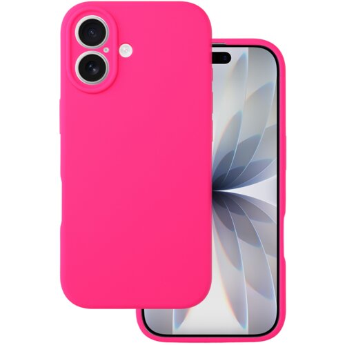 Onasi Silikonski ovitek za iPhone 17 - mat liquid roza Cene