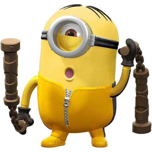 Mattel Stuart artikuliran v Kung-Fu uniformi z Minioni The Rise of Gru in nunchaku, Rumena, (21581900) Cene