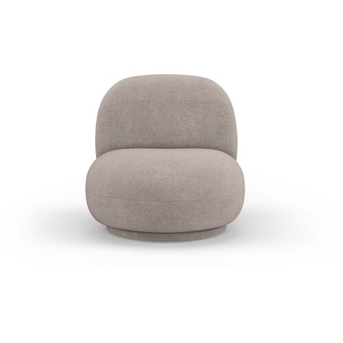 Micadoni Home Bež fotelja od boucl&amp;eacute; tkanine Chuck &amp;ndash; Slike