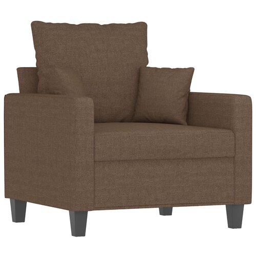 vidaXL Fotelj rjav 60 cm blago, (20910253) Cene