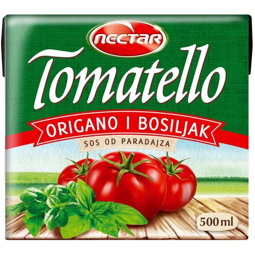 TOMATELLO Pasirani paradajz Origano&Bosiljak, 500g Cene