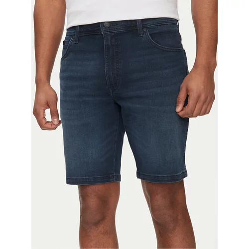 Wrangler Jeans kratke hlače Texas 112350904 Mornarsko modra Regular Fit