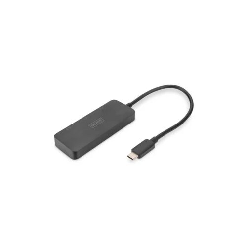 Digitus DS-45334 DisplayPort / USB-C® adapter [1x USB-C® - 3x ženski konektor DisplayPort] crna bez utičnice za punjenje, Ultra HD (4K) HDMI, DisplayPort 1.4 Cijene
