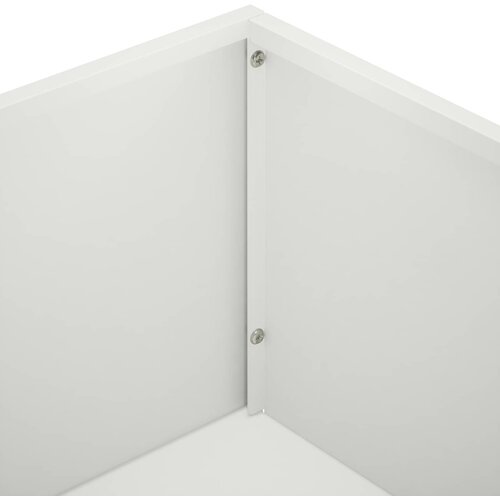  Vrtna saksija 2 kom. Bijela 80 x 20 x 49 cm Čelična vrata Slike