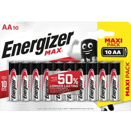 Energizer Baterije AA Max 10 pakiranje, (5000547251) Slike