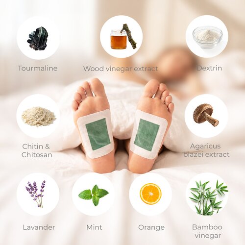  Detoksifikacijski Flasteri za Stopala Essences InnovaGoods 30 kom. Slike