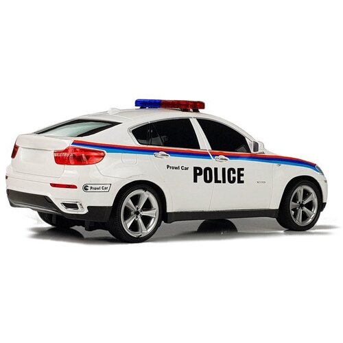  Auto na daljinsko upravljanje Police Coupe - bijeli Slike