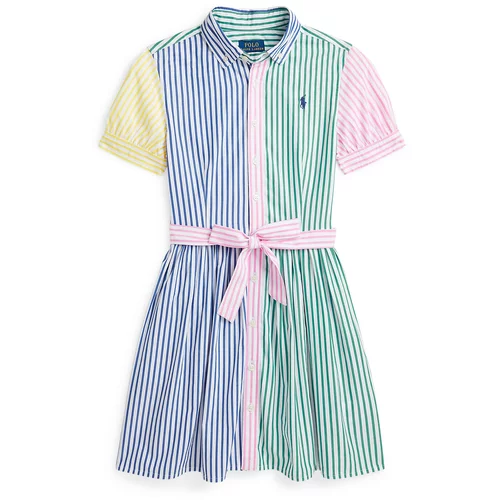 Polo Ralph Lauren Obleka modra / zelena / roza / bela