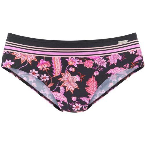 Lascana Bikini donji dio narančasta / roza / crna / bijela