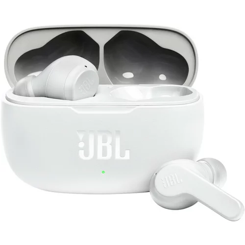 Jbl brezžične ušesne slušalke WAVE200TWS, bele