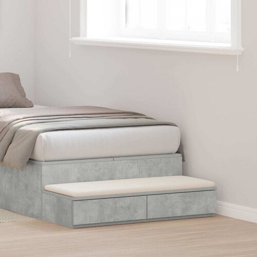  Ladice za krevet s ladicama Betonski sivi 75 x 36,5 x 16,5 cm Cijene