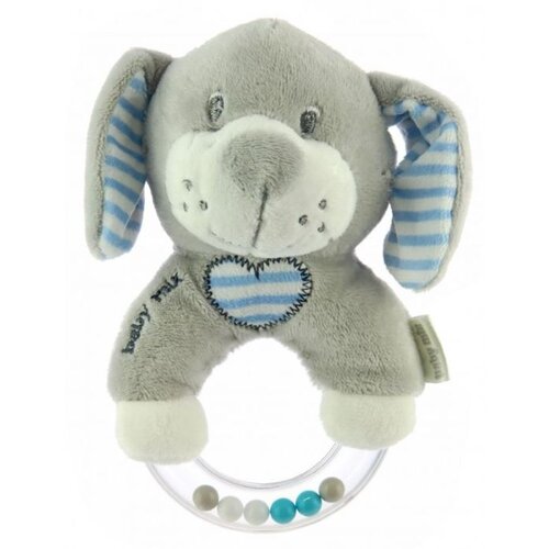 Baby Mix Pli&amp;scaron;ana zvečka Pas Grey &amp;amp; Blue Slike