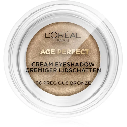 L´Oréal Paris age perfect cream eyeshadow senčilo za oči 4 ml odtenek 07 vibrant beige