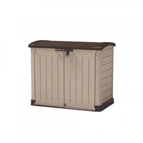 Keter Zaboj za shranjevanje Store It Out Arc (d 146 x &amp;scaron; 82 x v 120 cm, umetna masa, rjava) Slike