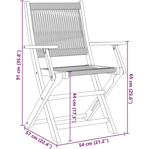 VidaXL 3-dijelni bistro set od polipropilen i masivnog drva crni Slike