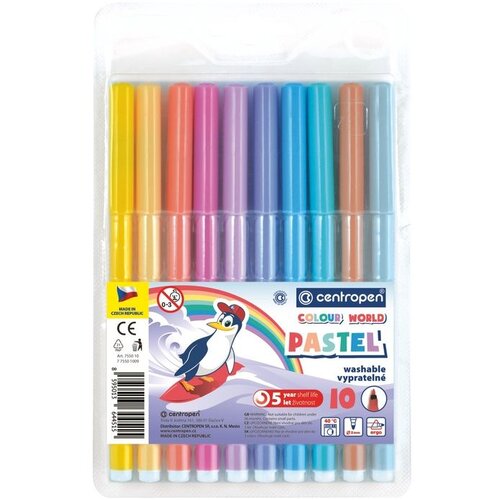 CENTROPEN Flomasteri Pastel 10 komada 7550/10 Cene