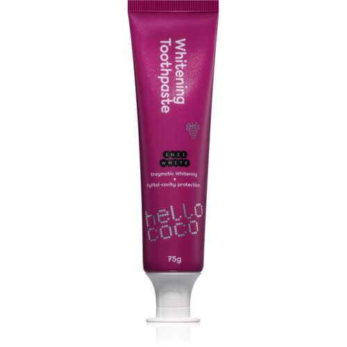 Hello Coco Whitening Toothpaste Grape pasta za izbjeljivanje zuba s okusom 75 g Slike