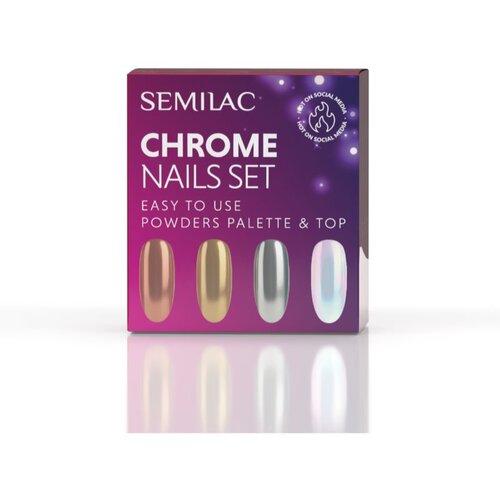 Semilac Set Chrome Nails poklon set za nokte Cijene